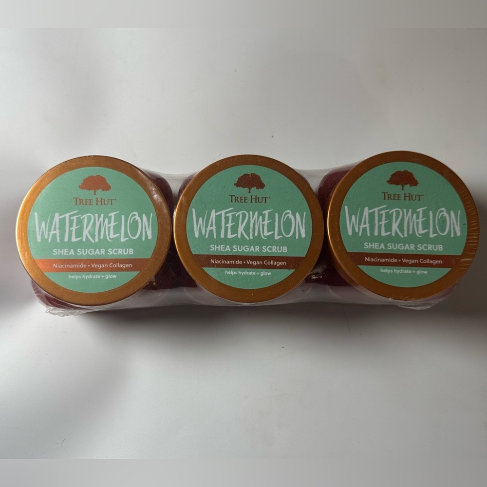 Watermelon Shea Sugar Scrub - tree hut 3 pack - Picture 2 of 3